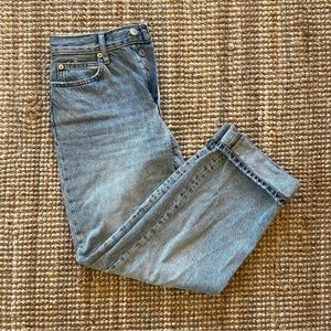 Everlane Rigid Way High Vintage Wash Button Fly Jeans